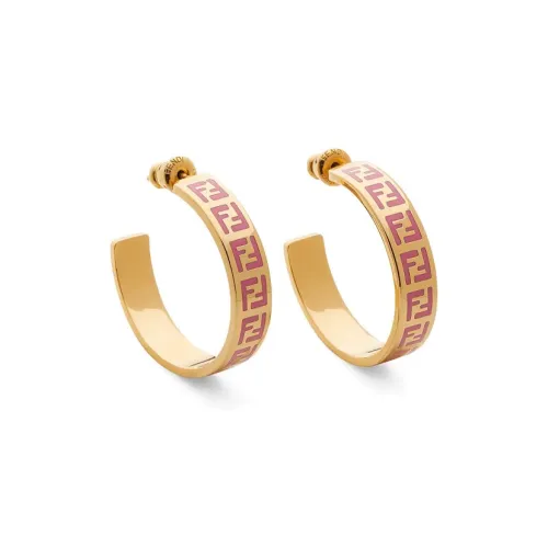 FENDI Brass Earrings Золотой Женские