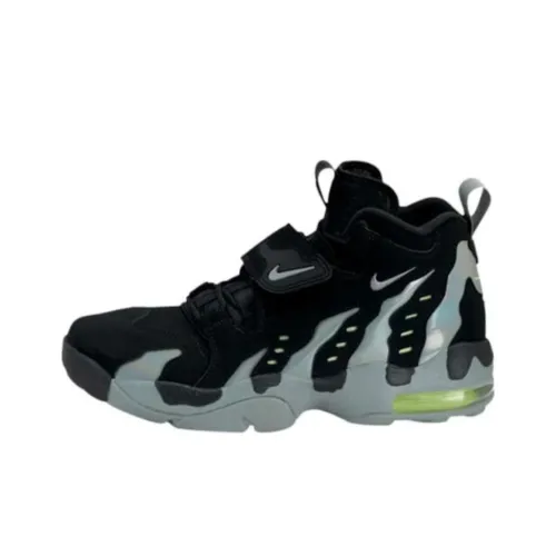 Nike Air DT Max 96 Амортизация Износостойкий Низкий Топ Винтажные Баскетбольные Кроссовки Унисекс Черный Серый