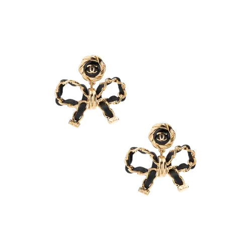 CHANEL Серьги Металлические Серьги Черные Женские
