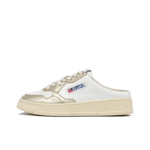 AUTRY Домашние тапочки Женские Белые Золотые