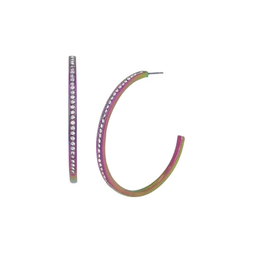 STEVE MADDEN Стекло Металл Серьги Женские Фиолетовый