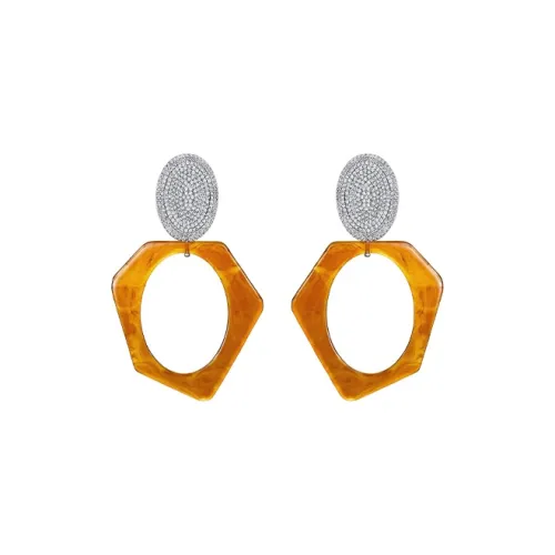 Glam Ever Серьги из сплава/Серебро/Золото с покрытием Женские