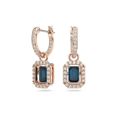 Swarovski Цирконий Серьги с покрытием из розового золота женские розовое золото