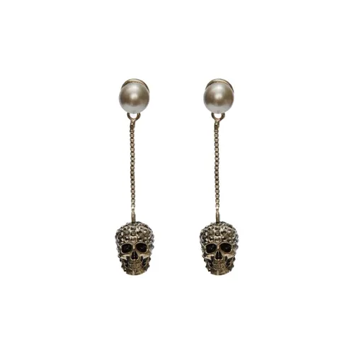 Alexander McQueen Серьги из бронзы Золотой Женские