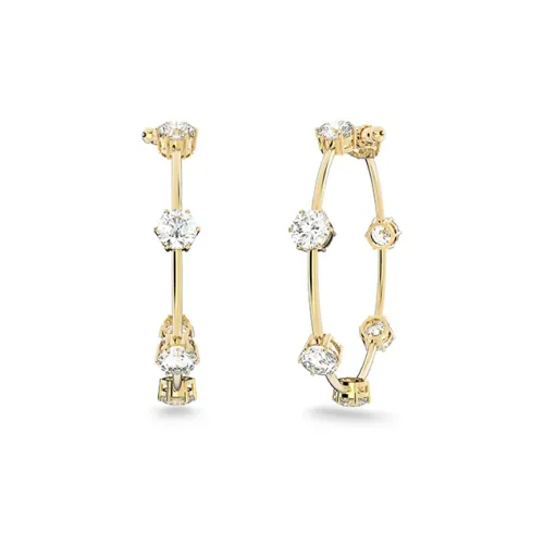 Swarovski Серьги с покрытием из золотого тона Женские Белые