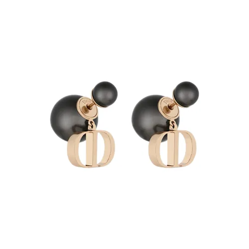 DIOR Серьги Черные Женские