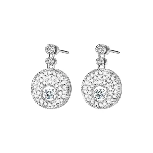 VEECANS Синтетический Кубический Цирконий/Стразы Серьги Женские