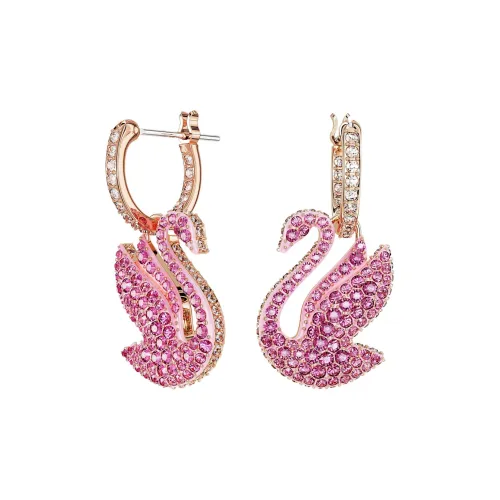 Swarovski Серьги "Лебедь" Женские