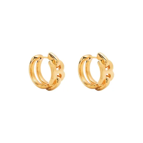 BALENCIAGA Серьги из бронзы Золотой Женские