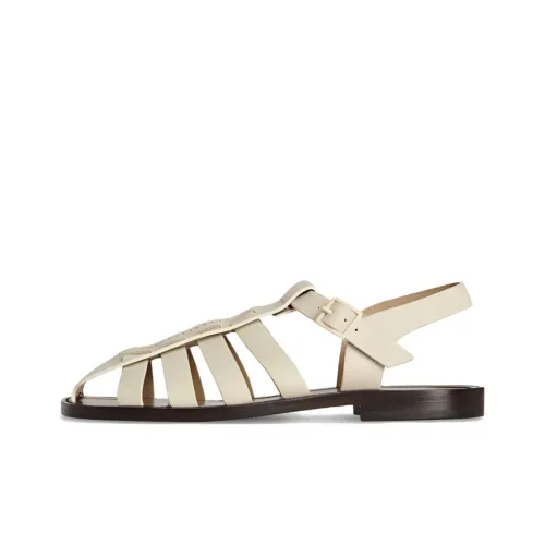 THE ROW Pablo Римские Сандалии Женские Белые