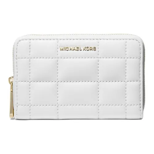 MICHAEL KORS Кожа Кошелек Маленький Женский Оптический Белый