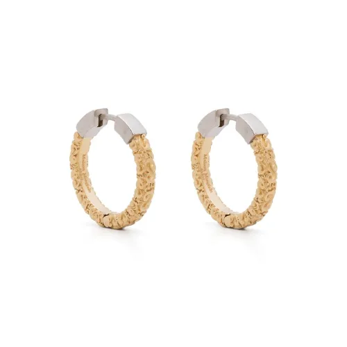 Maison Margiela Brass Earrings Желтый Мужской