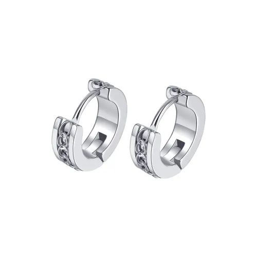 MUSTKOO Титановые стальные серьги-гвоздики унисекс