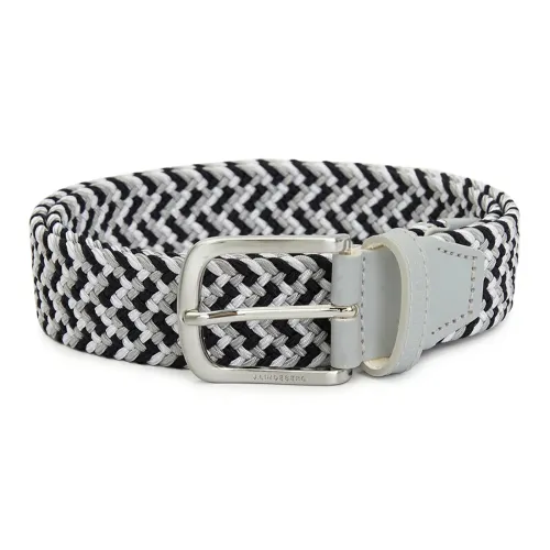 J.Lindeberg Многоцветный дизайн застежка-булавка ремень мужской серый ширина 3,5 см