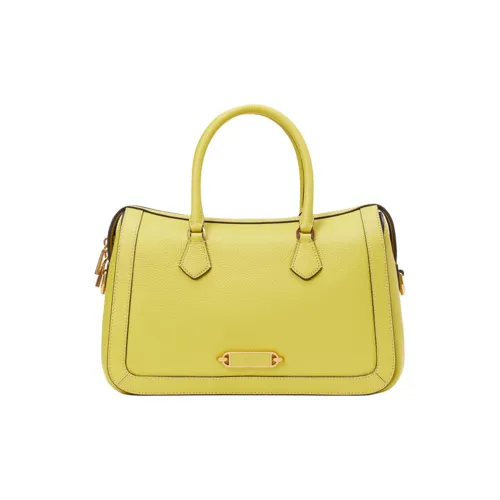 Kate Spade Сумка через плечо из текстурированной коровьей кожи средний размер женский цвет грушево-желтый