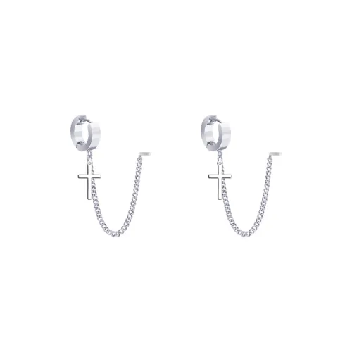 MUSTKOO Титановые стальные серьги унисекс