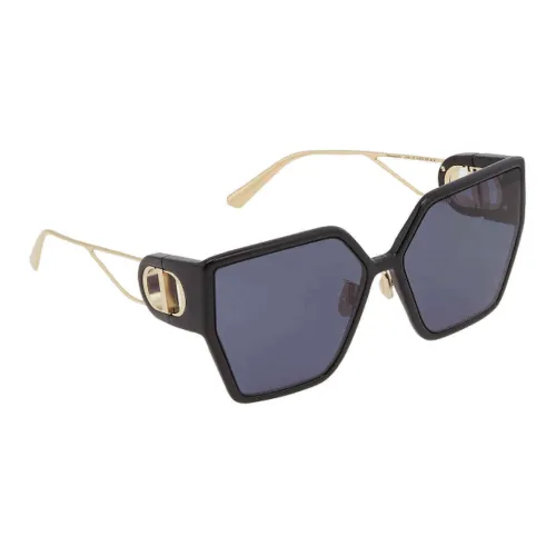 DIOR Пластик Металл Нерегулярная форма Солнцезащитные очки Женские Черный