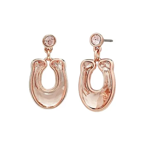 COACH Медные Серьги Розово-золотые Женские