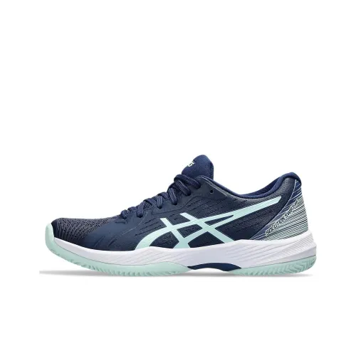 Asics Solution Swift FF Clay Low Top Теннисные Кроссовки Женские Темно-Синий
