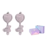 Розово-фиолетовый - признание, любовь, письмо, подарочная коробка