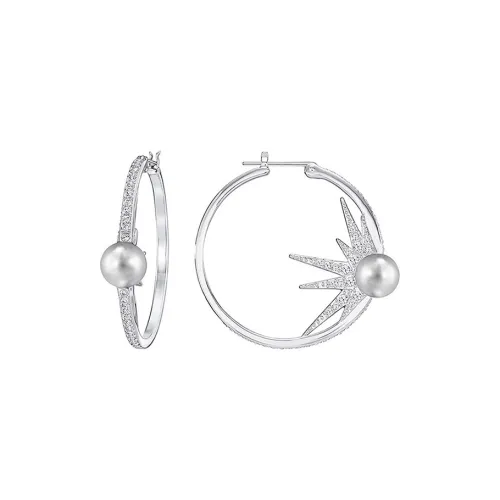 Swarovski Fantastic Серьги Белое золото Женские