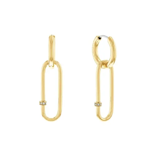 Серьги Calvin Klein Crystal из нержавеющей стали женские золотые