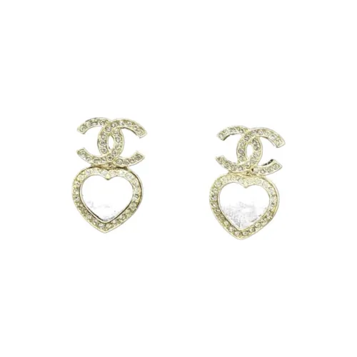 CHANEL Серьги с камни женские золотые