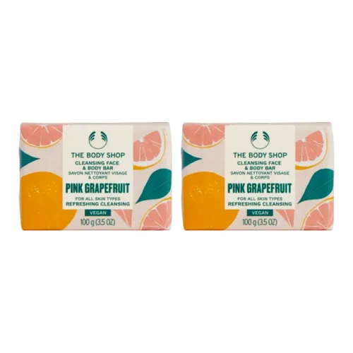 TheBodyShop Розовое мыло с грейпфрутом для чистки 100 г 100 г*2