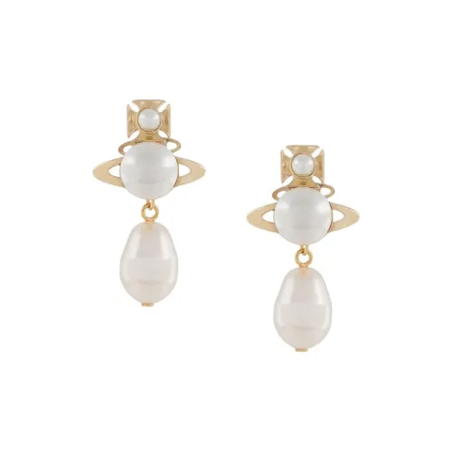 Vivienne Westwood Brass Earrings Женские Золото