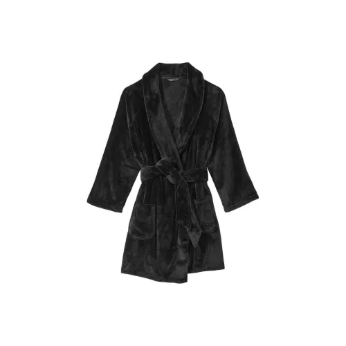 Victoria's Secret Хлопальные халаты Женские Черные
