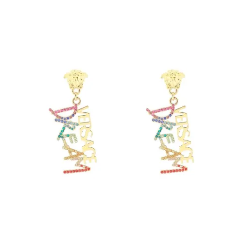 VERSACE Металлические Серьги Золотые Женские