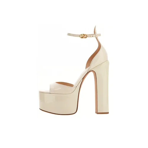 Valentino Коричневый Go one Ремень Сандалии 16 см Женские Бежевый