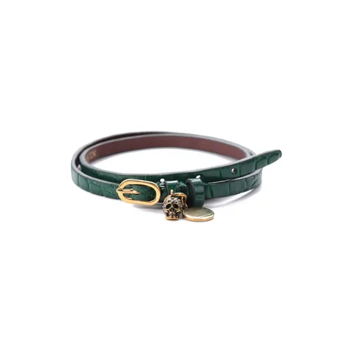 Серьги Alexander McQueen, зеленые, женские