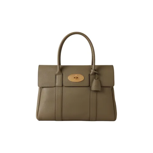 Mulberry Bayswater GRAIN LEATHER Сумка через плечо Женская Лен Зеленый