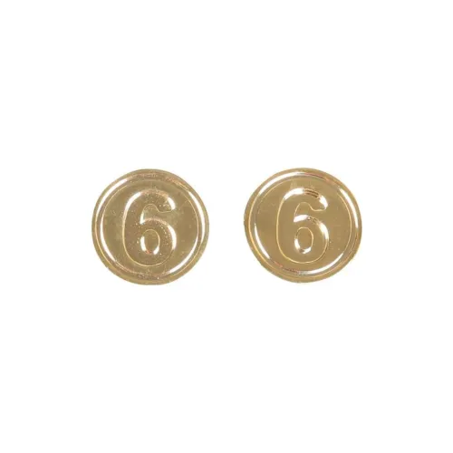 Maison Margiela Серьги из бронзы Золотой Унисекс