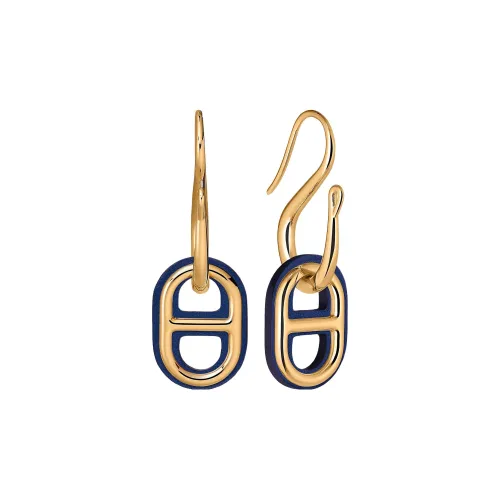HERMES Серьги Золотые Женские