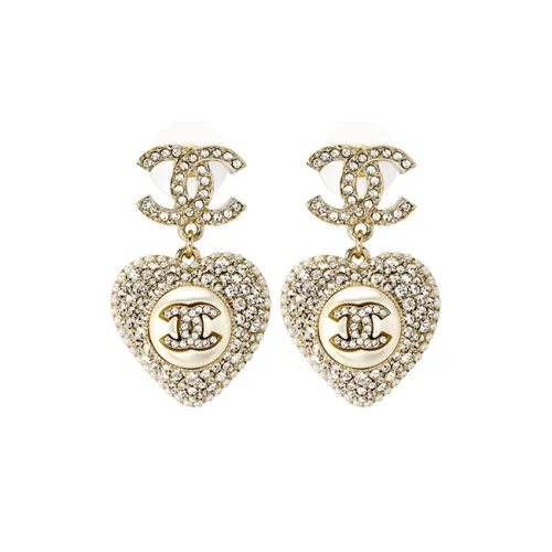 CHANEL Металлические Серьги Золотые Женские