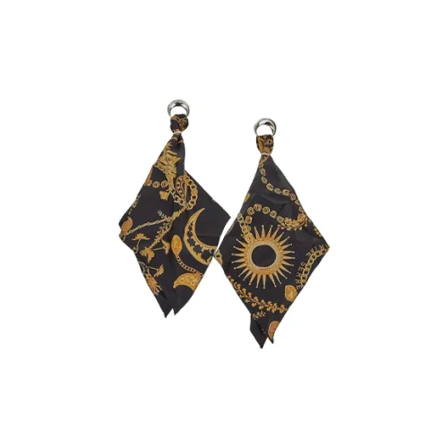 Marine Serre Brass Earrings Женские