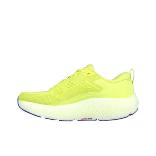 Skechers Go Run Max Road 6 Беговые кроссовки Низкий топ Желтый Мужской