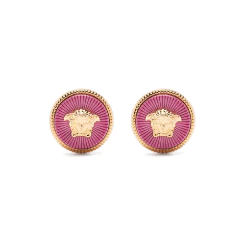 VERSACE Брасс Серьги Розовые Женские