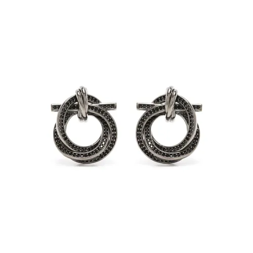 Ferragamo Серьги Черные Женские