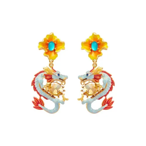 Fariya Серьги из меди с покрытием из 18-каратного золота женские