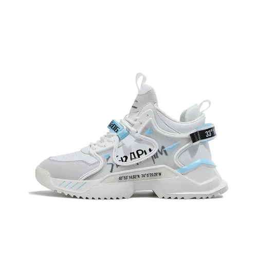 Legaco Chicken Амортизация Высота Увеличение Легкий Дышащий Противоскользящий Низкий Топ Толстая Подошва Мужские