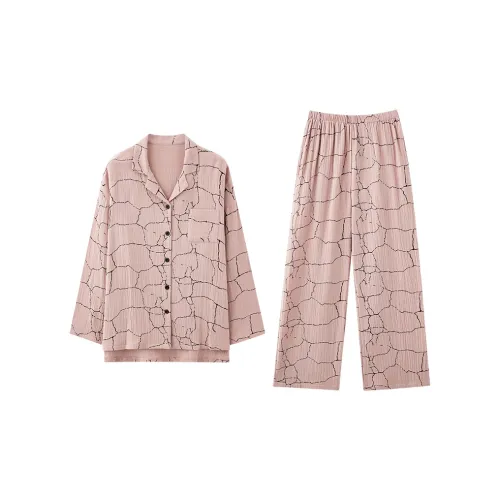 Tianmicat Pajama Комплект Женский Пастельно-Розовый