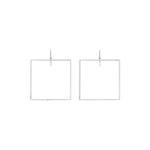SAINT LAURENT Серебряные серьги из бронзы Женские