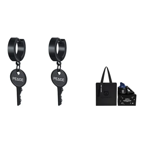 PEACE & CAT Серьги из титановой стали унисекс