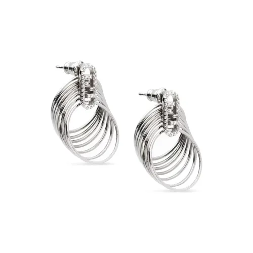 FENDI Серьги Серебряные Женские