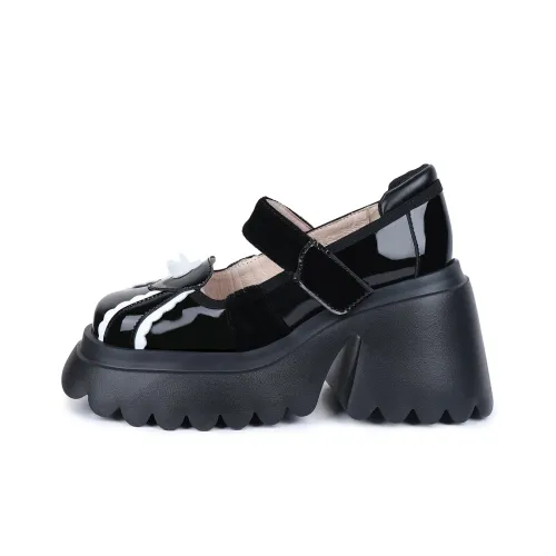 Yikes Mary Jane Shoes Женские Черные