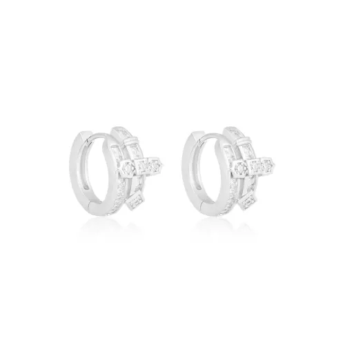 Серьги Ringlove из сплава с цирконием унисекс