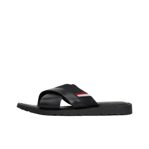 Tommy Hilfiger Слипоны Мужские Черные